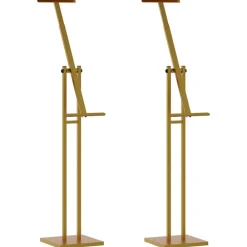 Beurs Displays 2 pcs 26,5 x 26,5 x 150 cm Staal>vidaXL Best