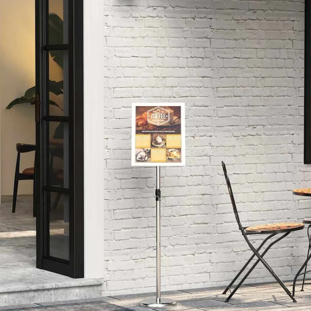 Beurs Displays 30 x 25 x 128 cm Aluminium>vidaXL Discount