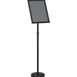 Reclame & Marketing*vidaXL Beurs Displays 25 x 25 x 125 cm Aluminium Zwart