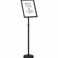 Reclame & Marketing*vidaXL Beurs Displays 25 x 25 x 125 cm Aluminium Zwart