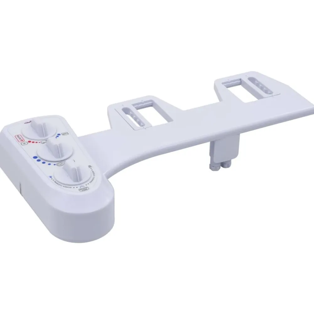 Bidetaansluiting voor toiletbril met dubbel mondstuk>vidaXL