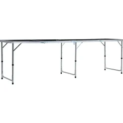 Bierpongtafel inklapbaar 240 cm zwart>vidaXL