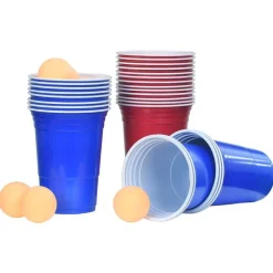 Kunst & Entertainment*vidaXL Bierpongtafelset 0,5 L kunststof