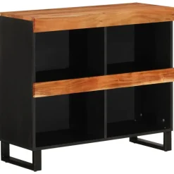 Bijzetkast 85x33x75 cm massief acaciahout>vidaXL Online