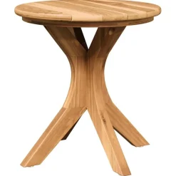 Bijzettafel Bruin 40 x 40 x 41 cm Massief Teakhout>vidaXL Clearance