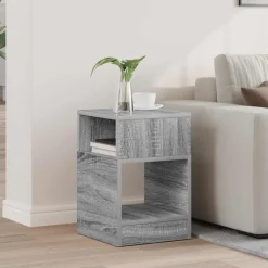 Bijzettafel 30,5 x 30 x 45 cm Bewerkt hout>vidaXL Outlet