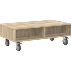 Bijzettafel met wielen 90 x 50 x 30 cm>vidaXL Discount