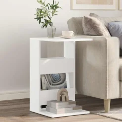 Bijzettafel 40 x 35 x 60,5 cm Bewerkt hout>vidaXL Outlet