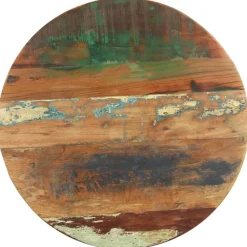 Tafels*vidaXL Bijzettafel 48x48x56 cm massief gerecycled hout