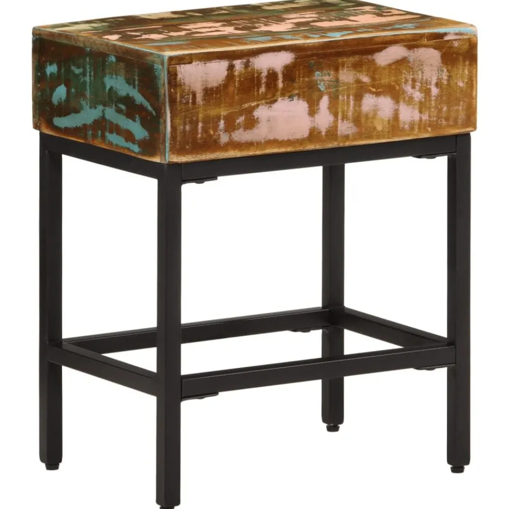 Bijzettafel 40x30x51 cm massief gerecycled hout>vidaXL Best
