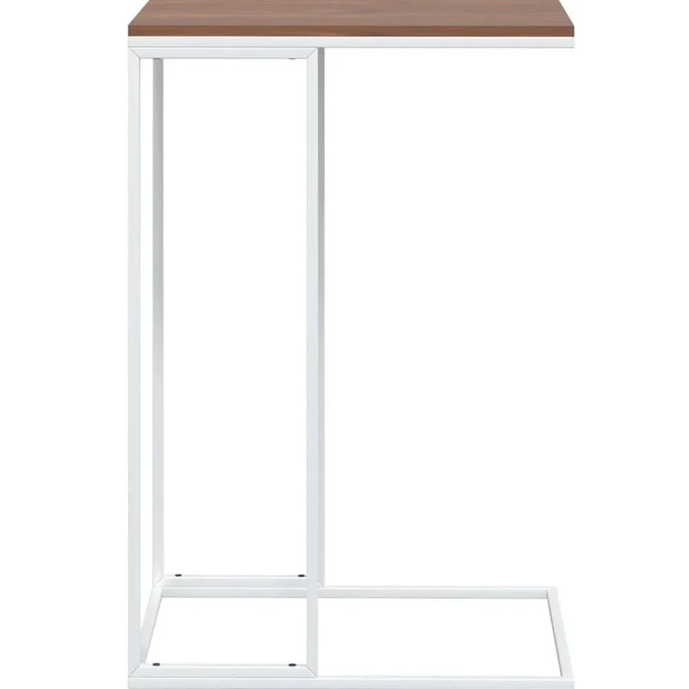 Bijzettafel 40x30x59 cm bewerkt hout wit>vidaXL