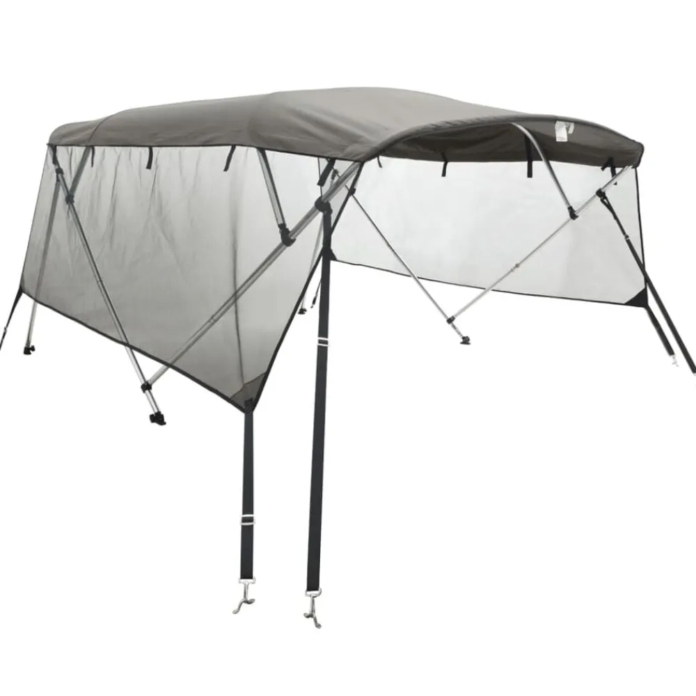 Biminitop 4 bogen met mesh zijwanden 243x(170-182)x137 cm>vidaXL Discount