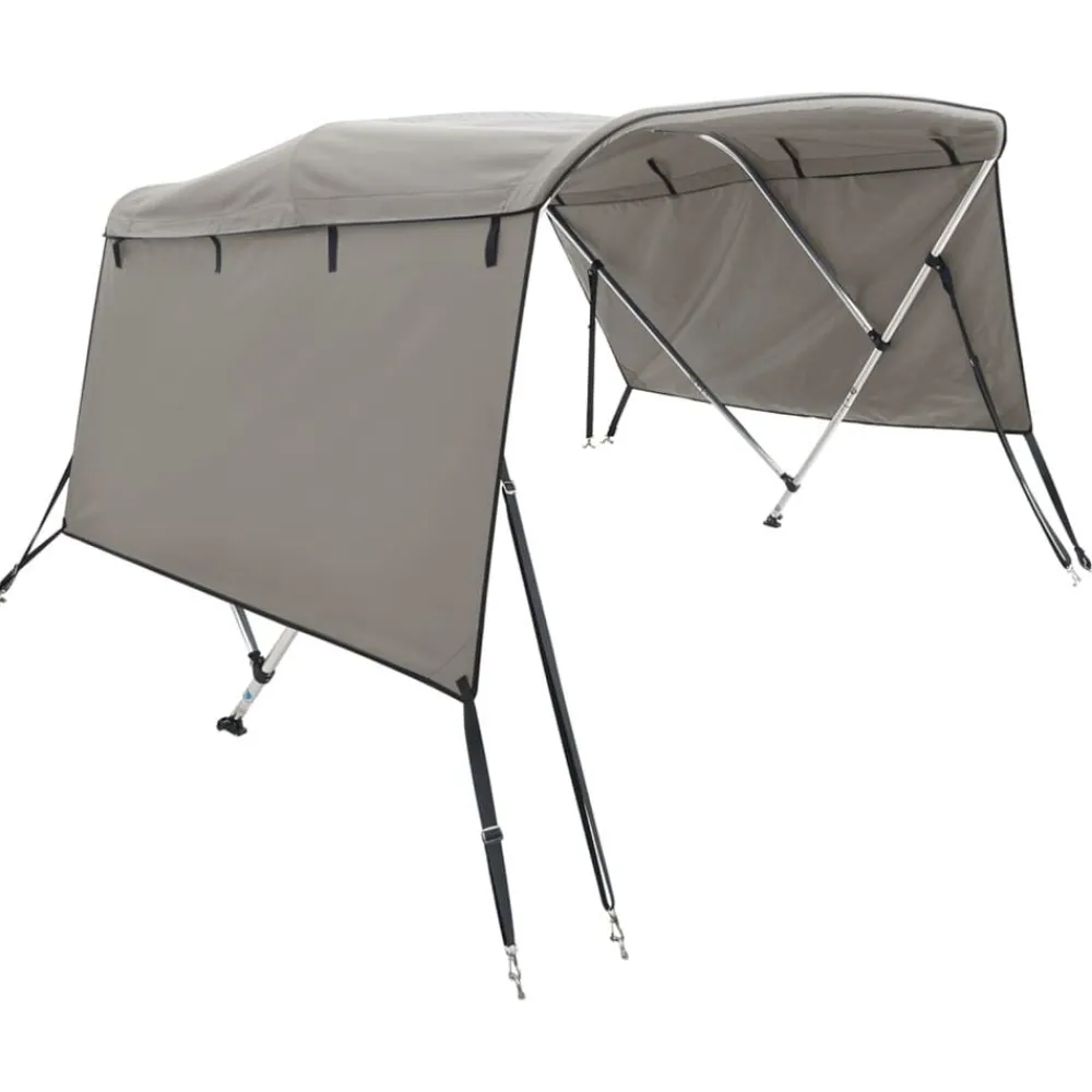 Biminitop 3 bogen met zijwanden 183x(185-198)x137 cm>vidaXL Clearance