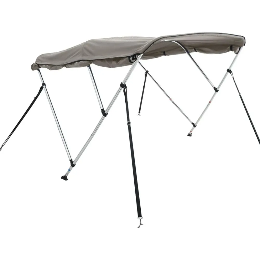 Biminitop 3 bogen met zijwanden 183x(185-198)x137 cm>vidaXL Clearance