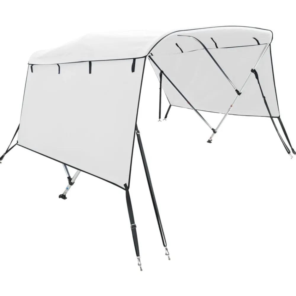 Biminitop 3 bogen met zijwanden 183x(137-152)x137 cm>vidaXL Online