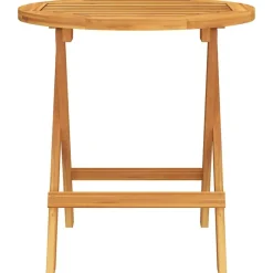 Tuinmeubelen*vidaXL Bistrotafel Ø46x47 cm massief acaciahout Bruin