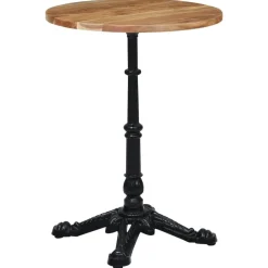Tafelaccessoires*vidaXL Bistrotafelpoot 52x52x72 cm gietijzer zwart