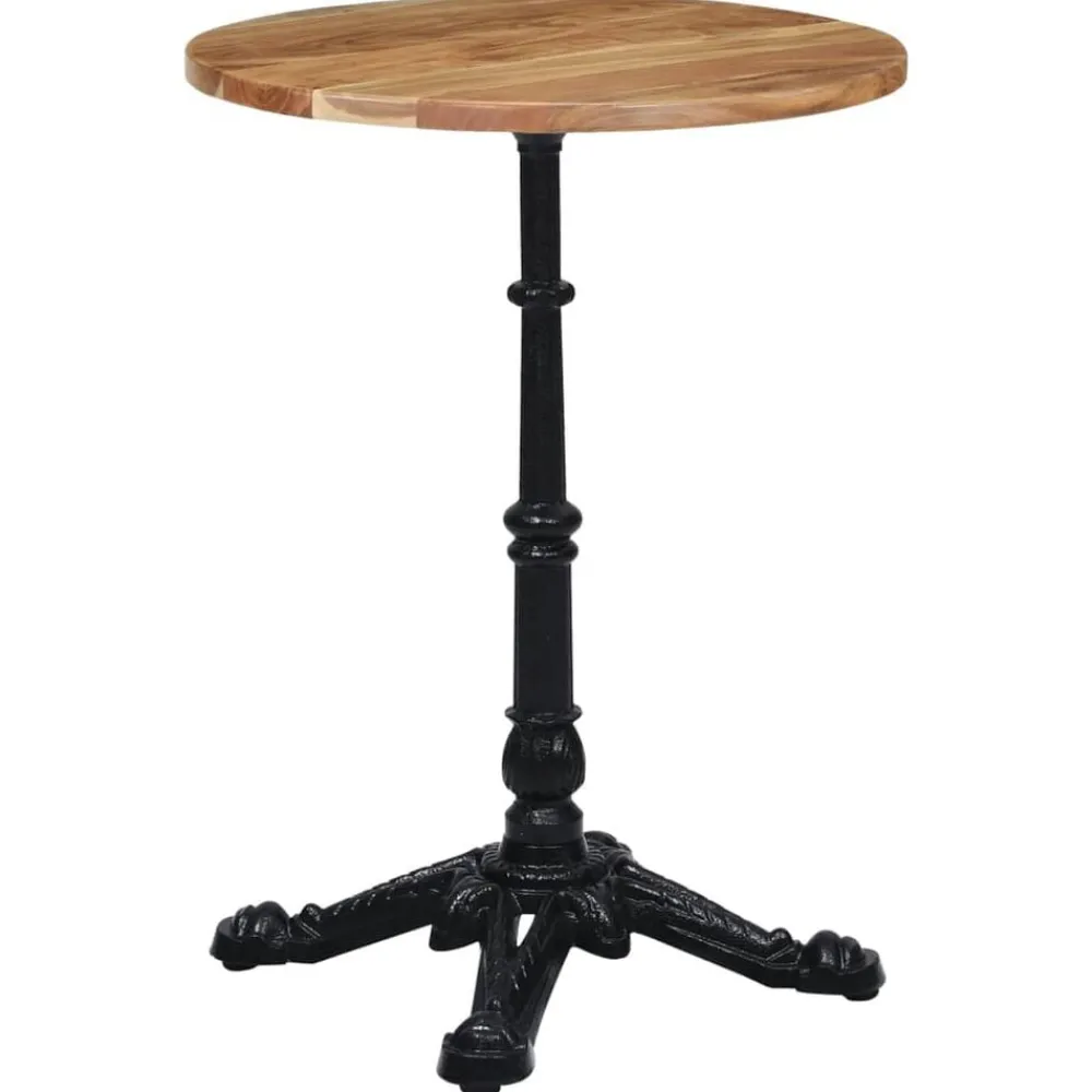 Tafelaccessoires*vidaXL Bistrotafelpoot 52x52x72 cm gietijzer zwart