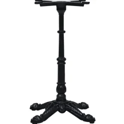 Tafelaccessoires*vidaXL Bistrotafelpoot 52x52x72 cm gietijzer zwart