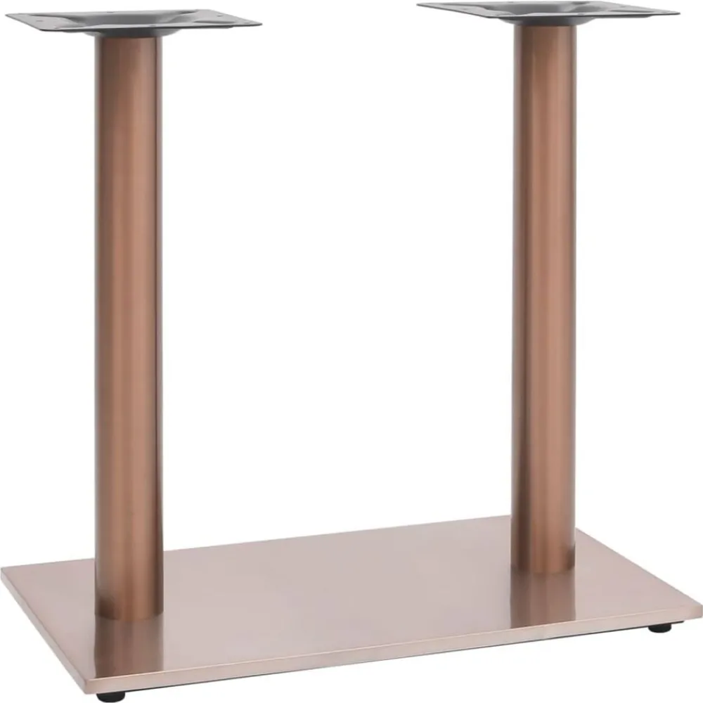 Bistrotafelpoot 70x40x72 cm roestvrij staal messingkleurig>vidaXL Hot