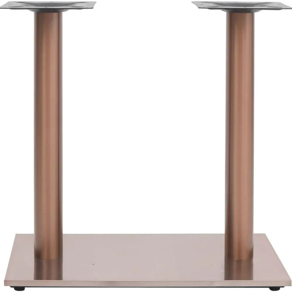 Bistrotafelpoot 70x40x72 cm roestvrij staal messingkleurig>vidaXL Hot
