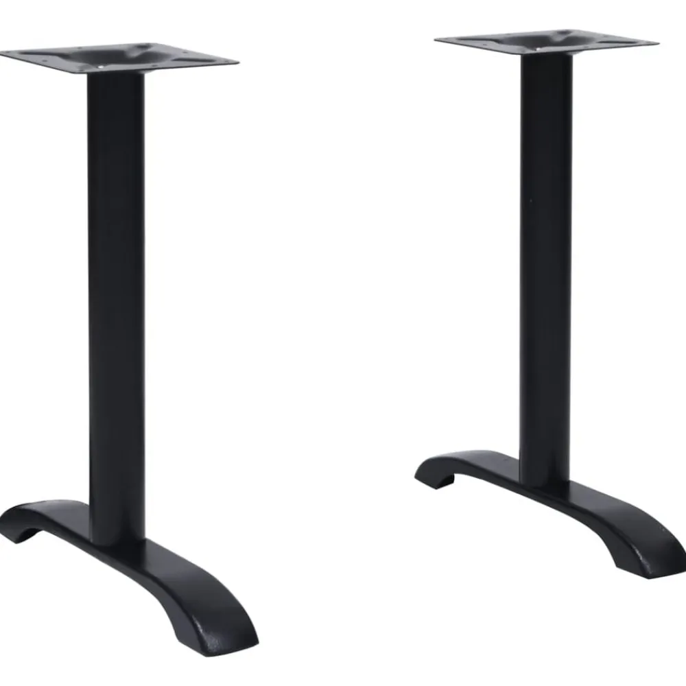 Bistrotafelpoten 2 st 61x8x72 cm gietijzer zwart>vidaXL Sale
