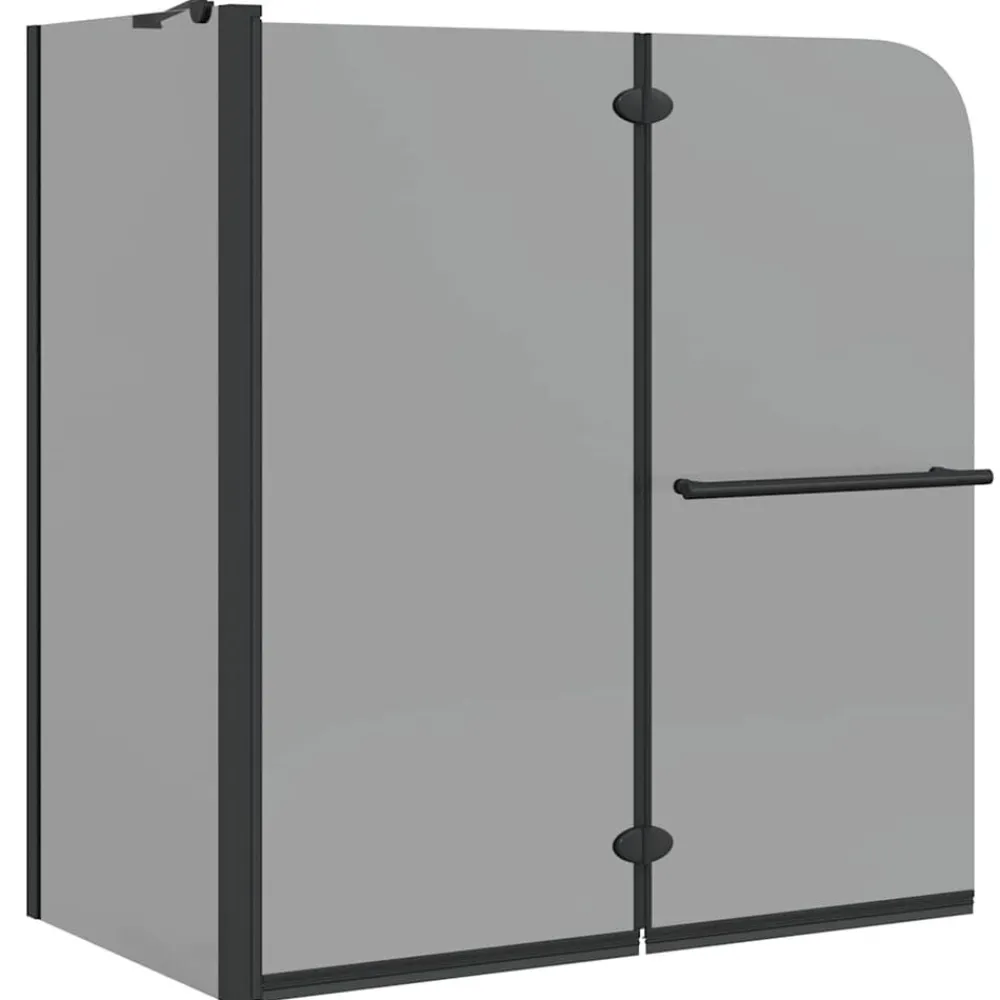 Bi-Vouw Douche Omheining Donker Transparant 120 x 67 x 129 cm>vidaXL Hot