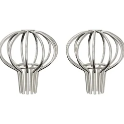 Bladvanger voor goot 2 pcs Zilver 50 mm Roestvrij staal><noscript><img width=