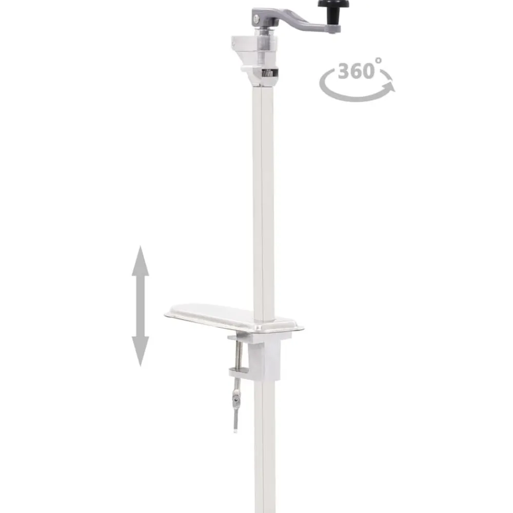 Blikopener 70 cm aluminium en roestvrij staal zilverkleurig>vidaXL Clearance