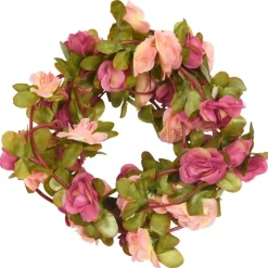 Woon- & Tuinaccessoires*vidaXL Bloemenslingers 6 st 250 cm Rozerood