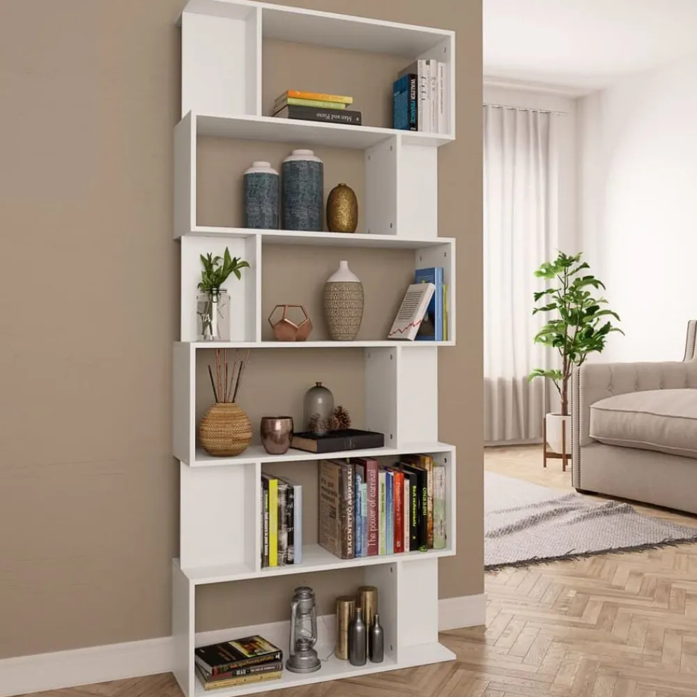 Boekenkast / kamerscherm 80x24x192 cm bewerkt hout>vidaXL Hot