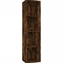 Boekenkast / tv-meubel 36x30x143 cm bewerkt hout>vidaXL