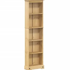 Boekenkast Corona 46x20x170 cm massief grenenhout>vidaXL Online