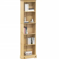 Boekenkast Corona 46x20x170 cm massief grenenhout>vidaXL Online