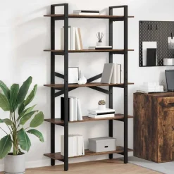 Boekenkast 100 x 33,5 x 178 cm Bewerkt hout>vidaXL