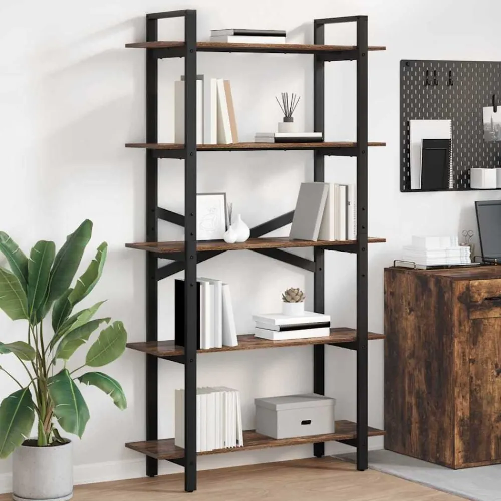 Boekenkast 100 x 33,5 x 178 cm Bewerkt hout>vidaXL
