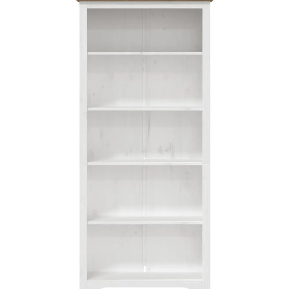 Boekenkasten & Wandplanken*vidaXL Boekenkast 5-laags BODO 82x40x173 cm massief grenenhout Bruin