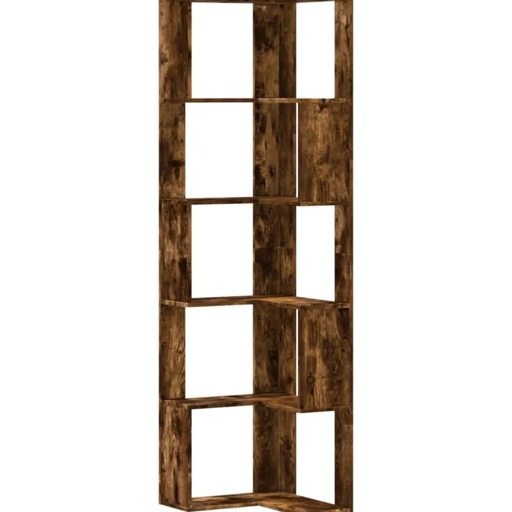 Boekenkast 5-laags hoek 50x50x179 cm bewerkt hout>vidaXL