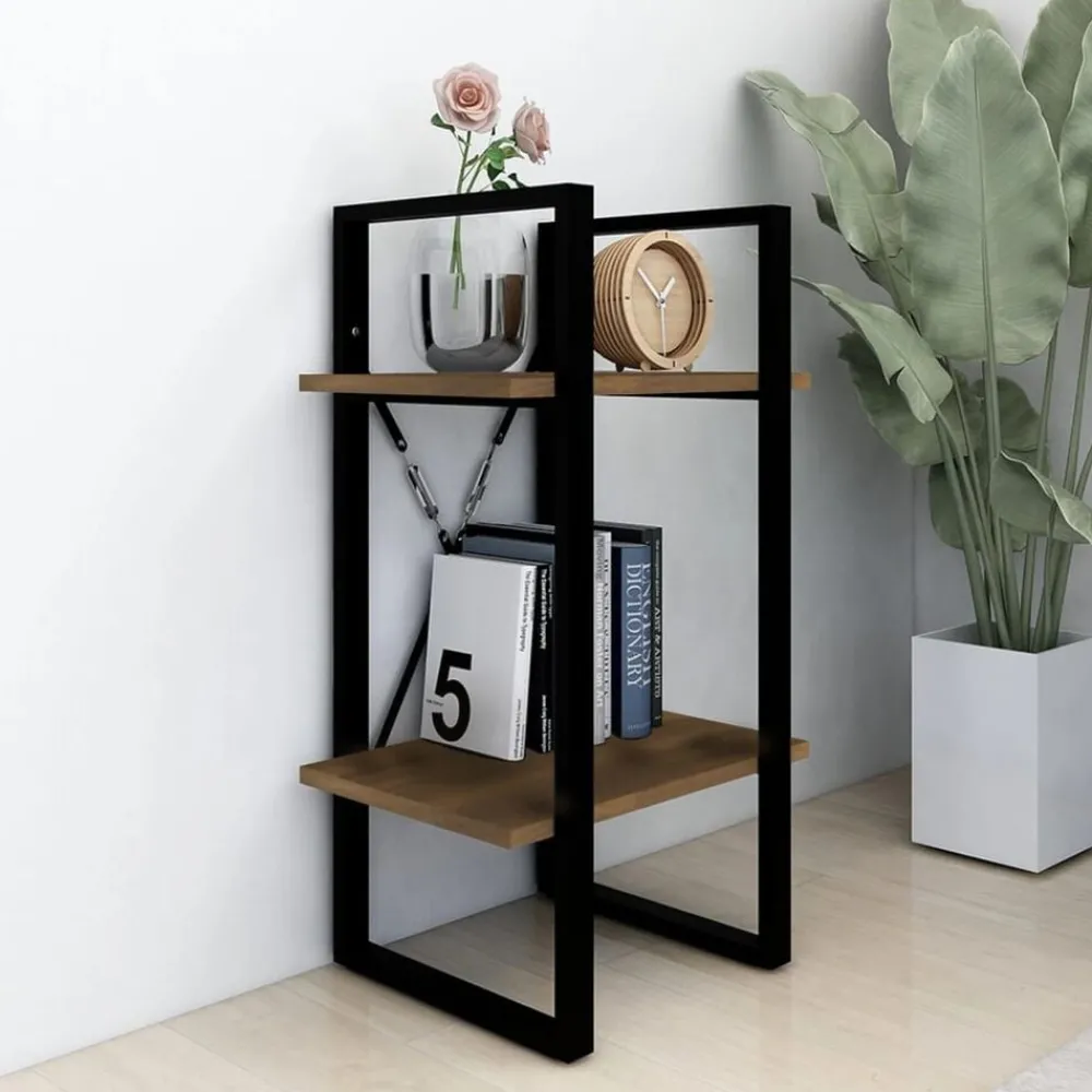 Boekenkast 2-laags 40x30x70 cm bewerkt hout>vidaXL Discount