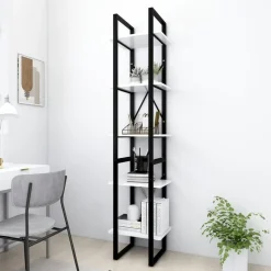 Boekenkast met 5 schappen 40x30x175 cm bewerkt hout>vidaXL Best
