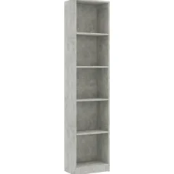 Boekenkast met 5 schappen 40x24x175 cm bewerkt hout>vidaXL Discount