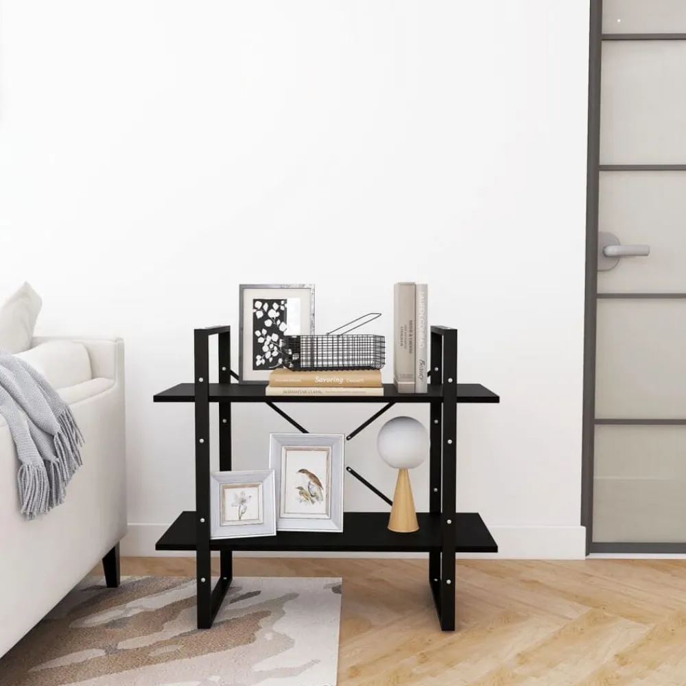 Boekenkast met 2 schappen 80x30x70 cm massief grenenhout>vidaXL New