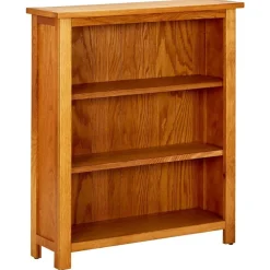Boekenkasten & Wandplanken*vidaXL Boekenkast met 3 schappen 70x22,5x82 cm massief eikenhout