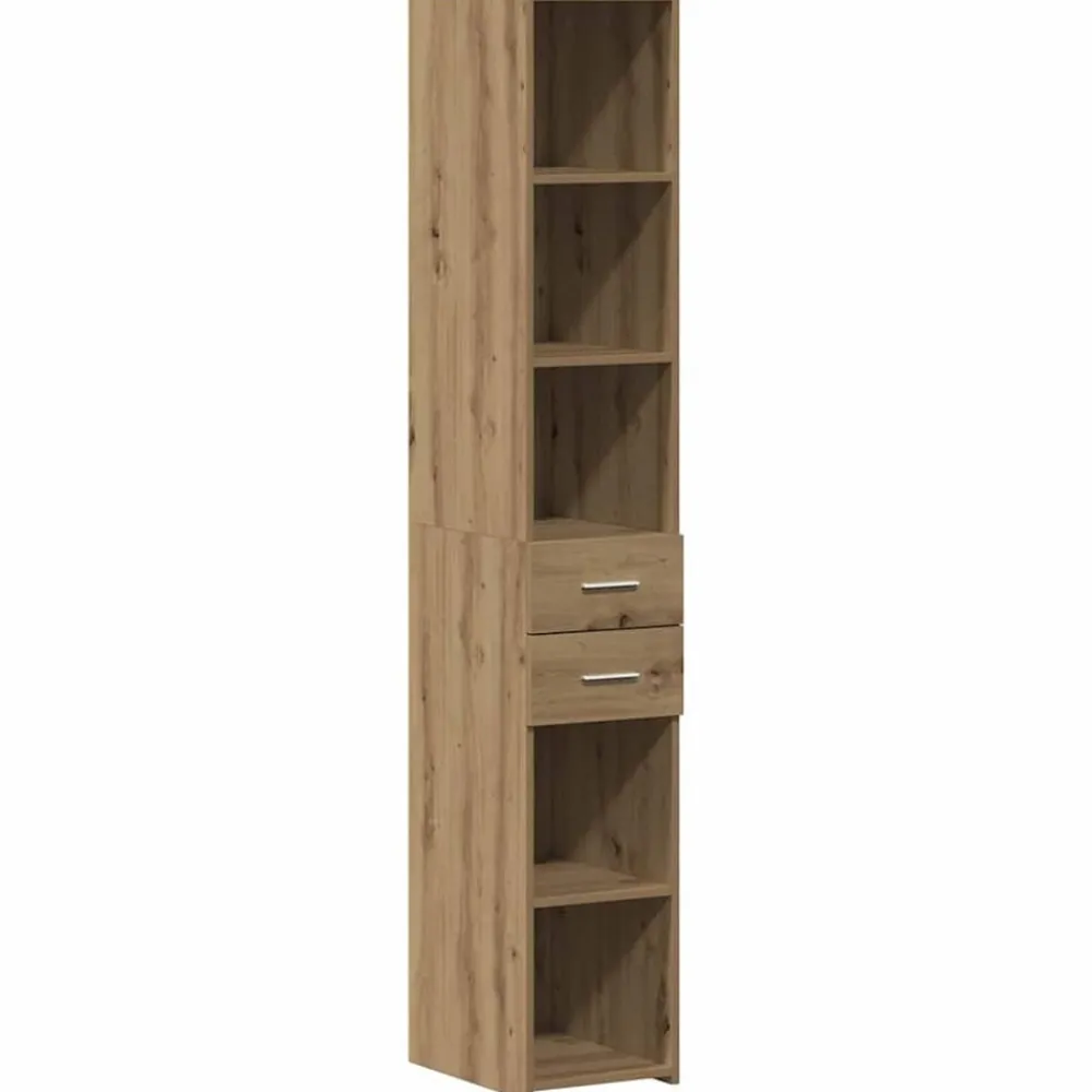 Boekenkast met lade Artisan Eiken 30 x 42.4 x 185.2 cm>vidaXL