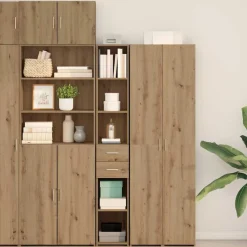Boekenkast met lade Artisan Eiken 30 x 42.4 x 185.2 cm>vidaXL
