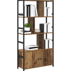 Boekenkasten & Wandplanken*vidaXL Boekenkast 80 x 30 x 155,5 cm Bewerkt hout Oud hout