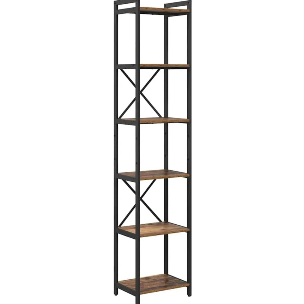 Boekenkasten & Wandplanken*vidaXL Boekenkast 40 x 30 x 189,5 cm Bewerkt hout Oud hout