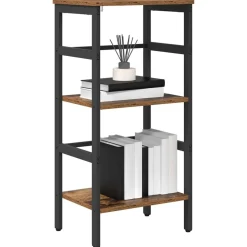 Boekenkasten & Wandplanken*vidaXL Boekenkast 40 x 29,5 x 81 cm Bewerkt hout Oud hout