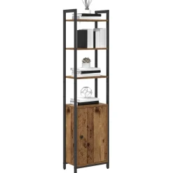 Boekenkasten & Wandplanken*vidaXL Boekenkast 40 x 24 x 161 cm Bewerkt hout Oud hout