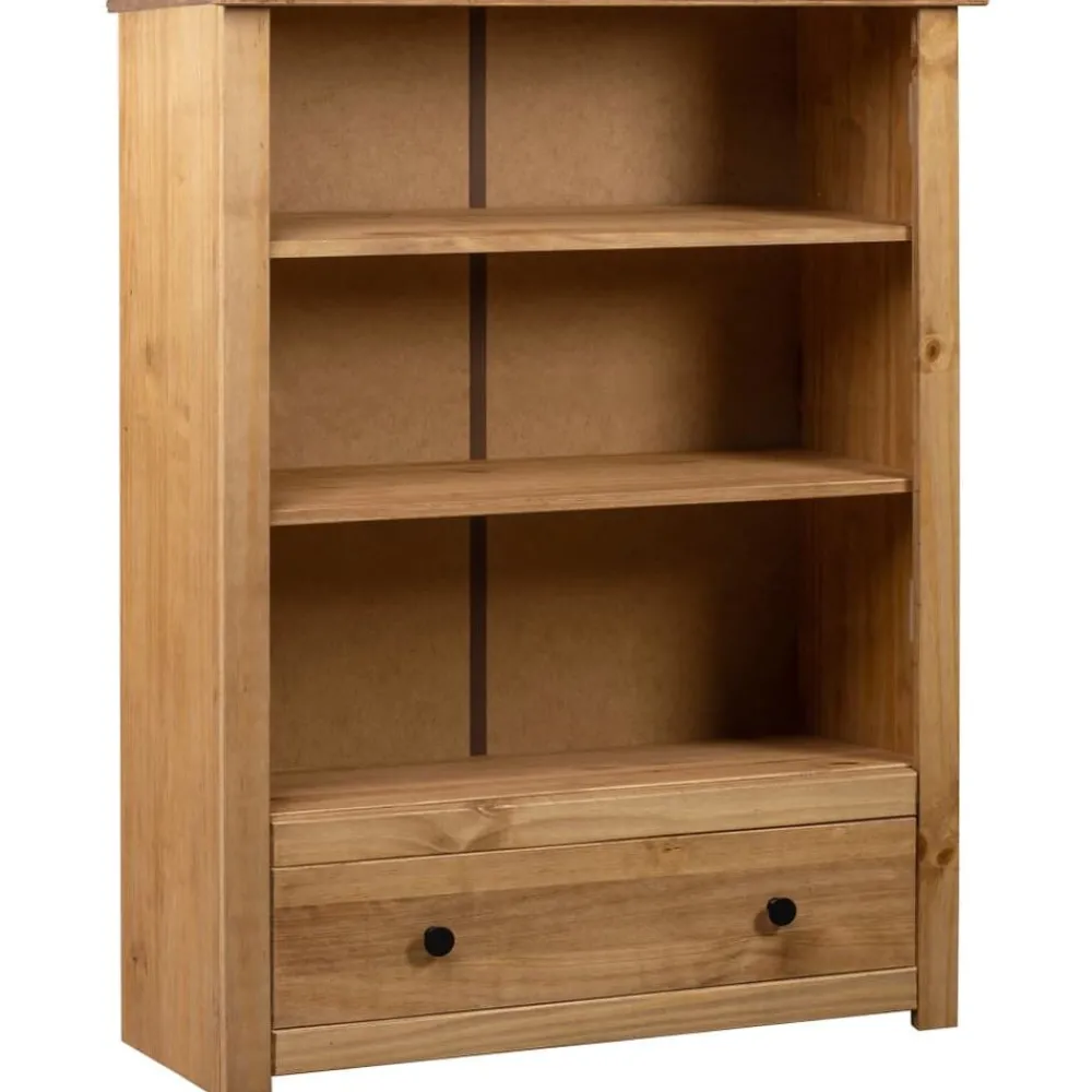 Boekenkasten & Wandplanken*vidaXL Boekenkast Panama Range 80x35x110 cm massief grenenhout Bruin